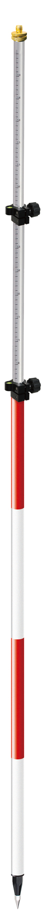 12-ft Twist-Lock Prism Pole, 10ths/Metric