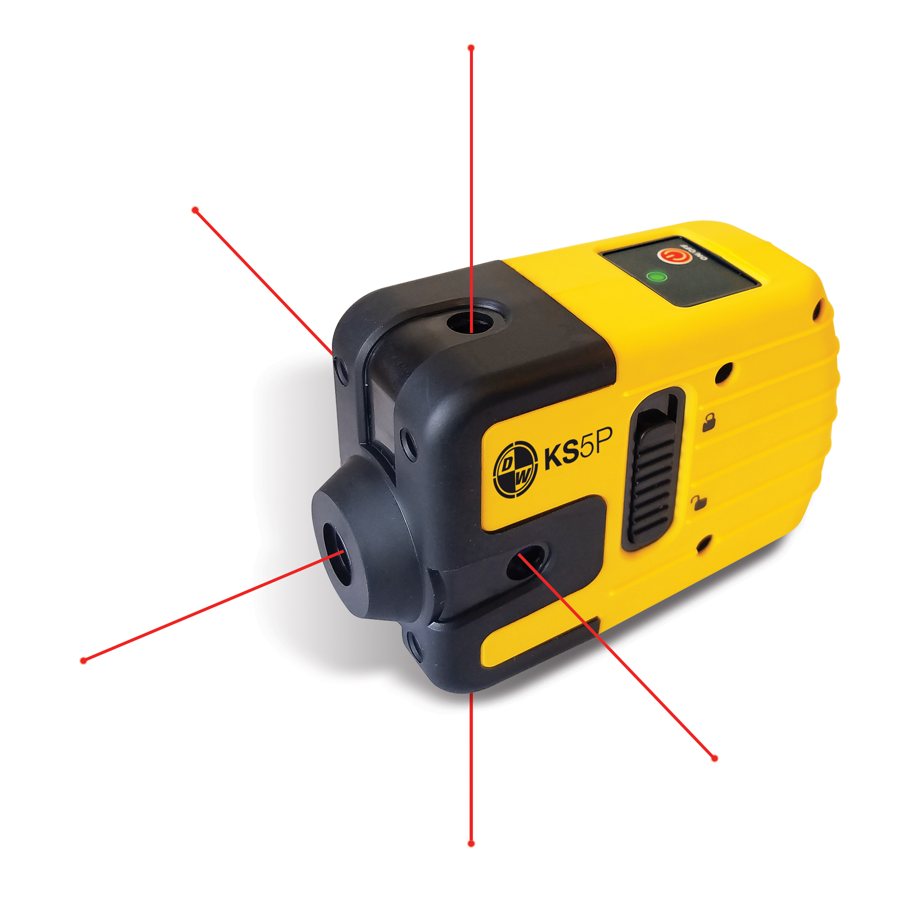 KS 5P 5-Point Red Beam Laser